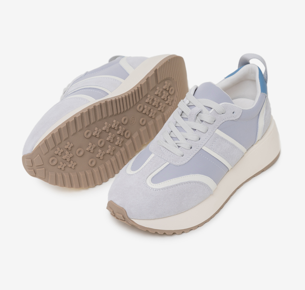 Кроссовки Мармалато, цвет Серый-голубой-молочный #3