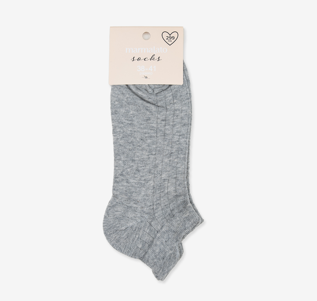 Носки (1 пара) Мармалато, цвет Серый меланж #6