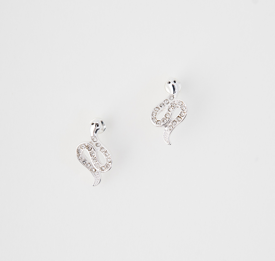 Серьги Мармалато, цвет Белое серебро-прозрачный #3