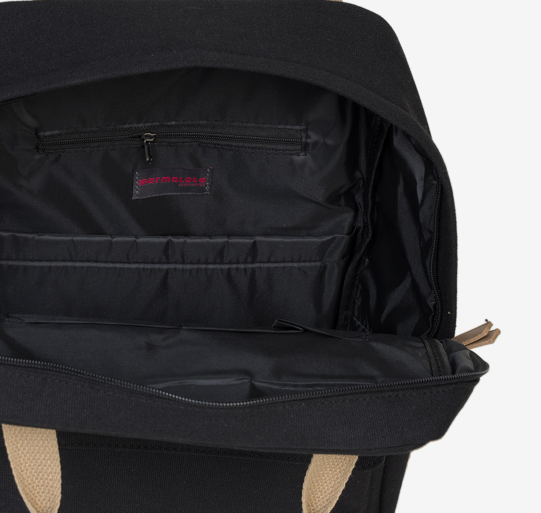 Рюкзак Мармалато, цвет Черный-бежевый #4
