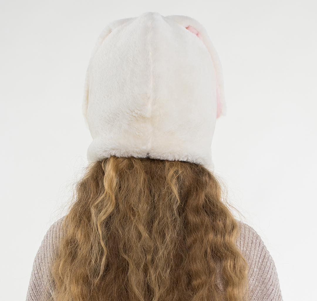 Шапка Мармалато, цвет Белый-розовый-черный #3