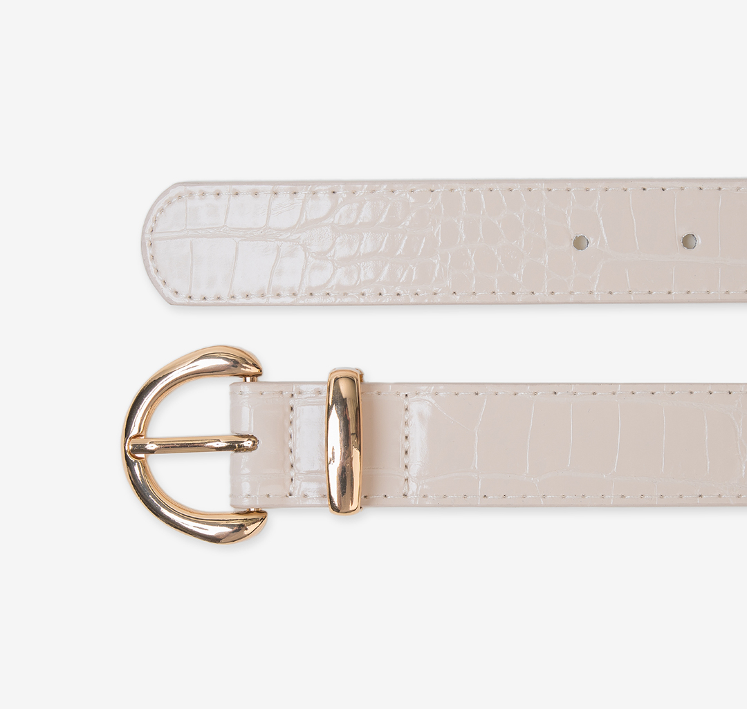 Ремень Мармалато, цвет Бежевый-золото #2