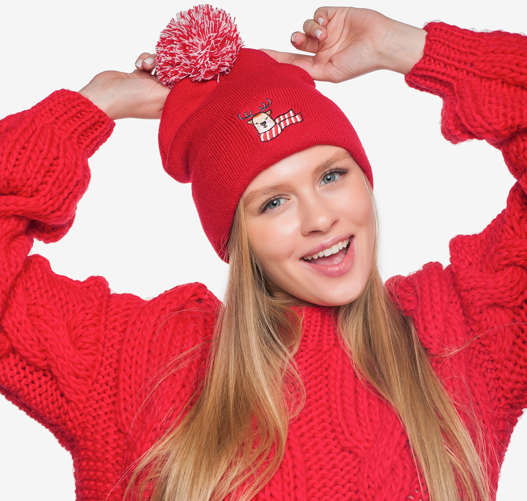 Шапка Мармалато, цвет Красный-мультиколор #1