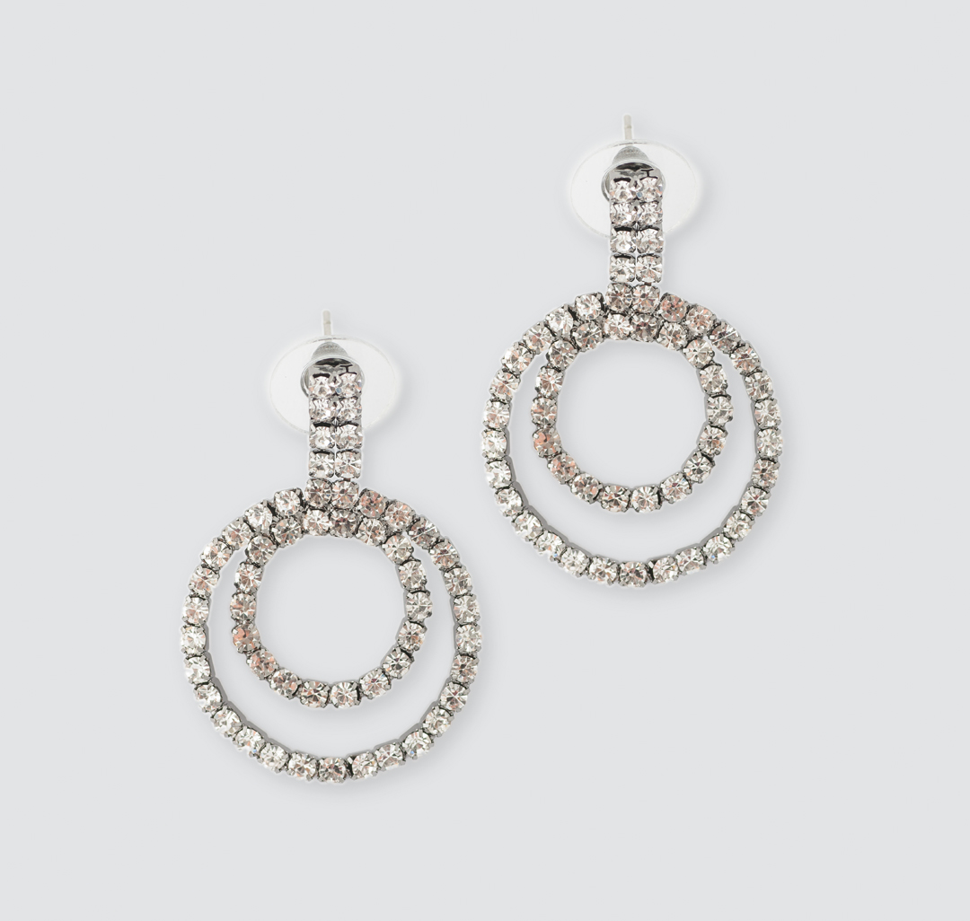 Серьги Мармалато, цвет Черный-прозрачный #1