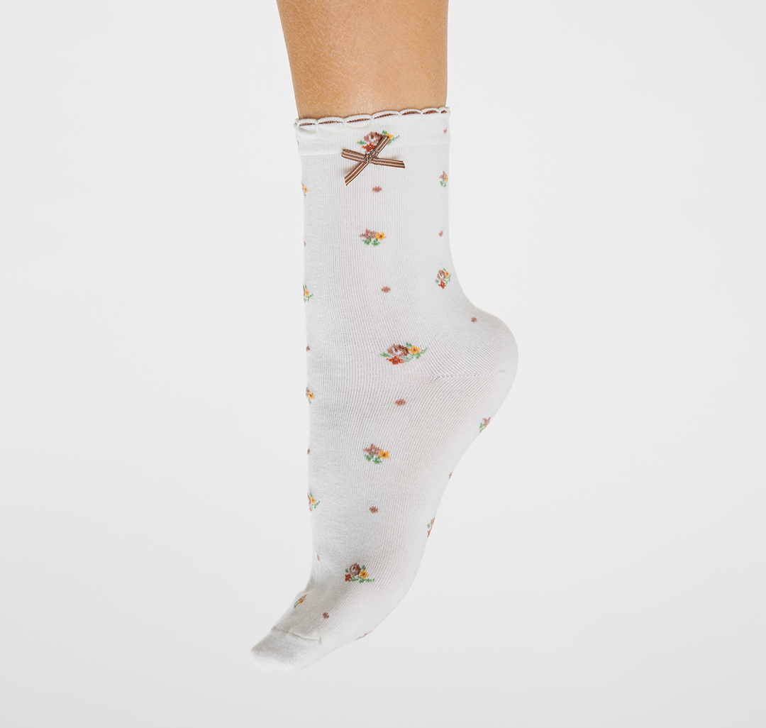 Носки (1 пара) Мармалато, цвет Молочный-бежевый-мультиколор #6