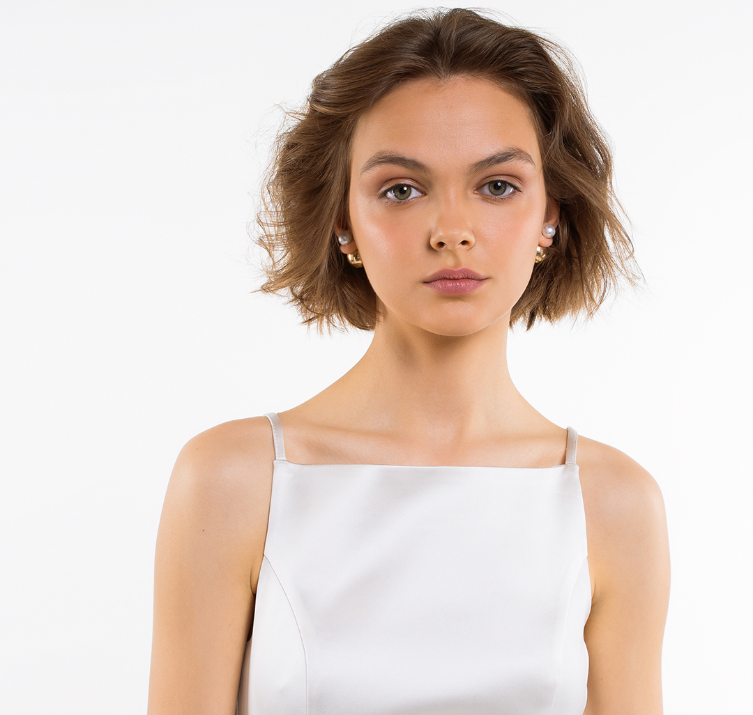 Серьги Мармалато, цвет Золото-жемчуг #2