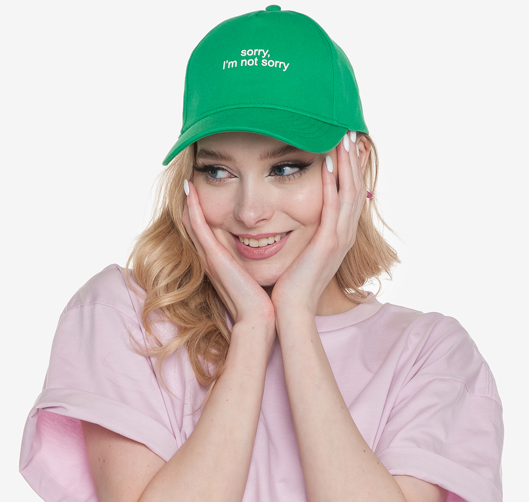 Бейсболка Мармалато, цвет Зеленый-белый #1