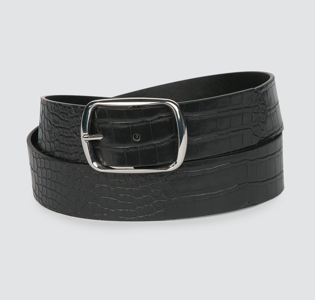 Ремень Мармалато, цвет Черный-серебро #1