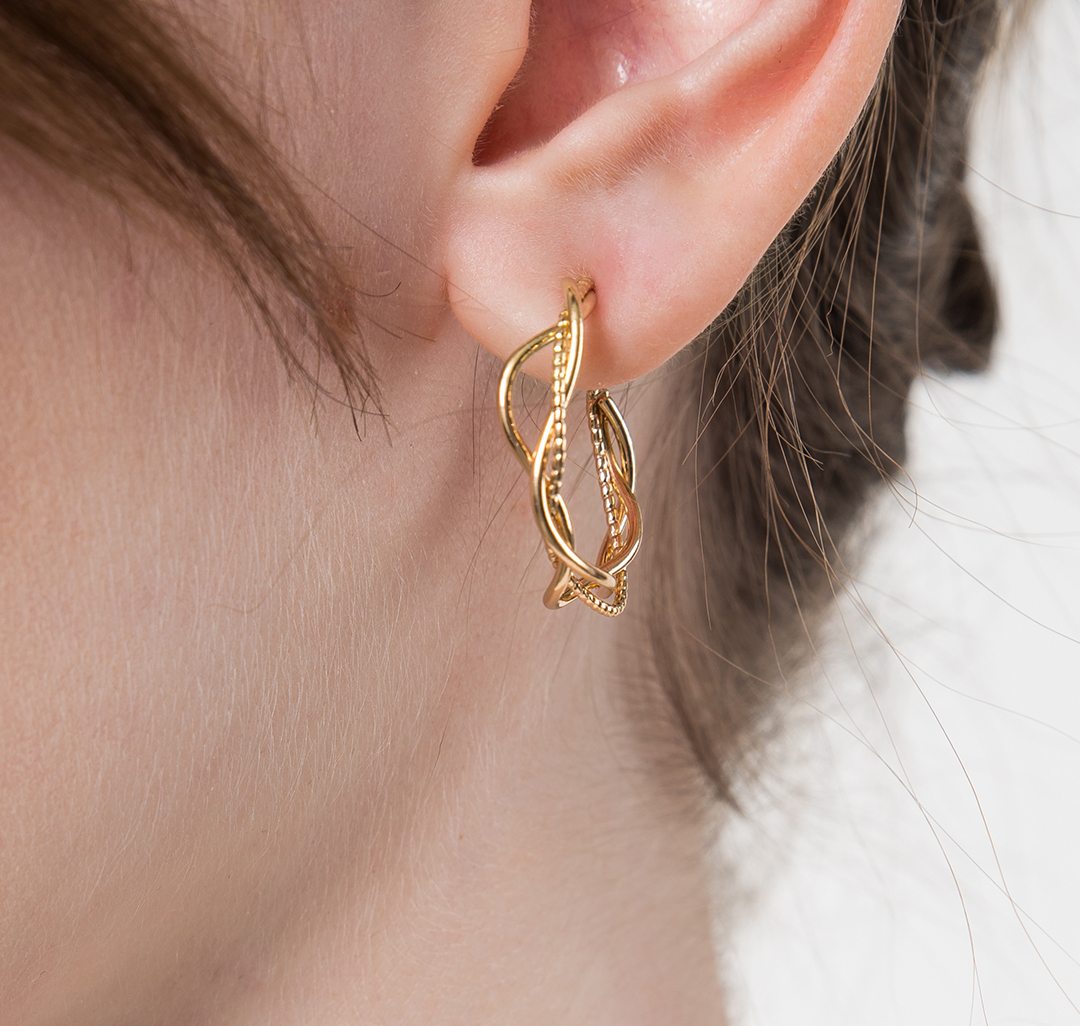 Серьги Мармалато, цвет Золото #2