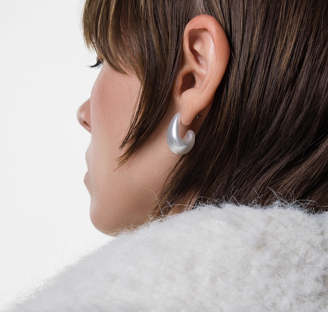 Серьги Мармалато, цвет Жемчуг #6