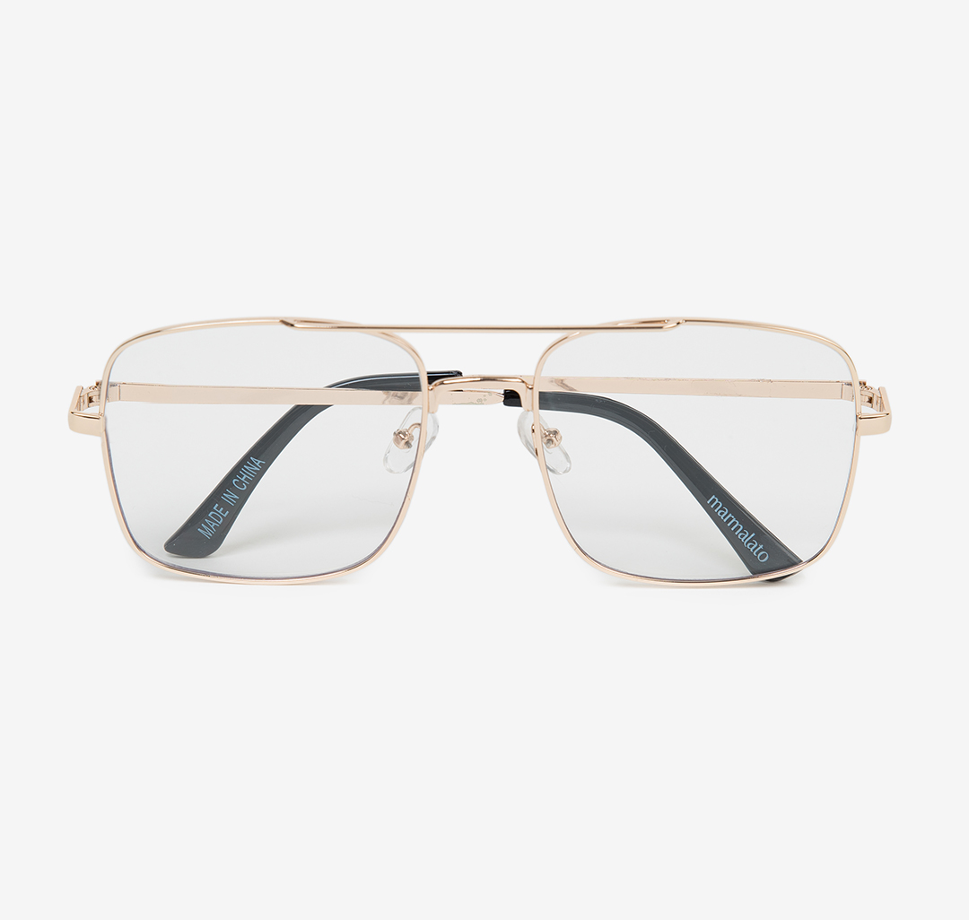 Очки с чехлом Мармалато, цвет Золото-прозрачный #4