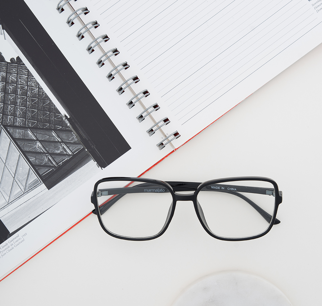 Очки с чехлом Мармалато, цвет Черный-прозрачный #7