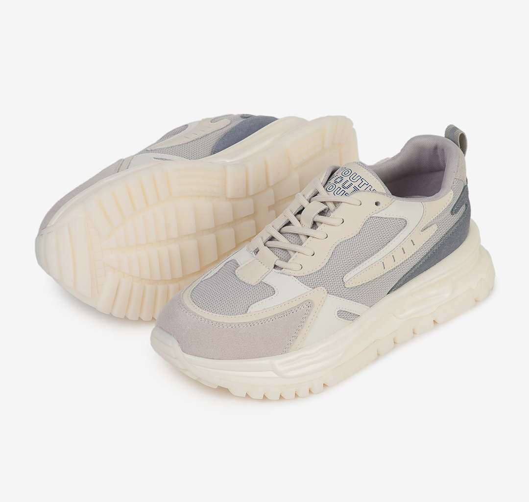 Кроссовки Мармалато, цвет Бежевый-голубой-серый #3