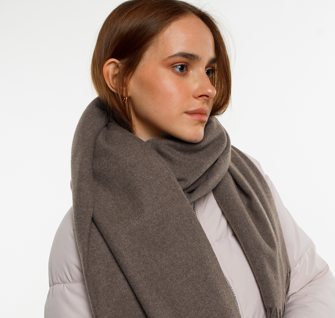 Палантин Мармалато, цвет Коричневый #2