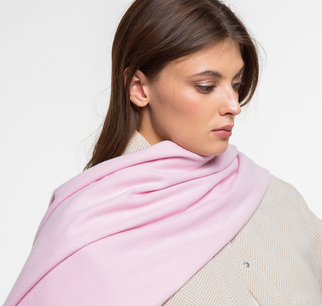 Палантин Мармалато, цвет Розовый #4