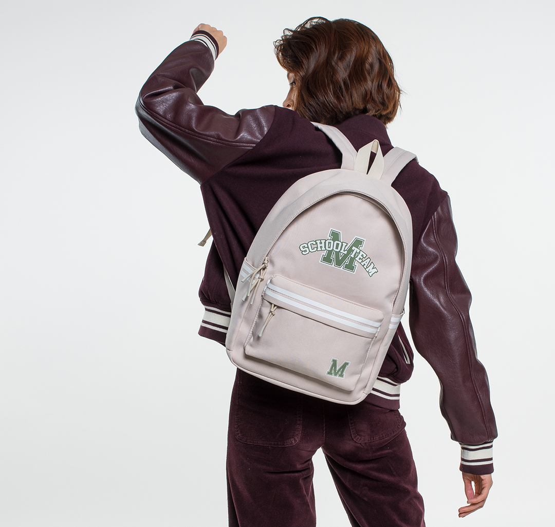 Рюкзак Мармалато, цвет Бежевый-оливковый-белый #5