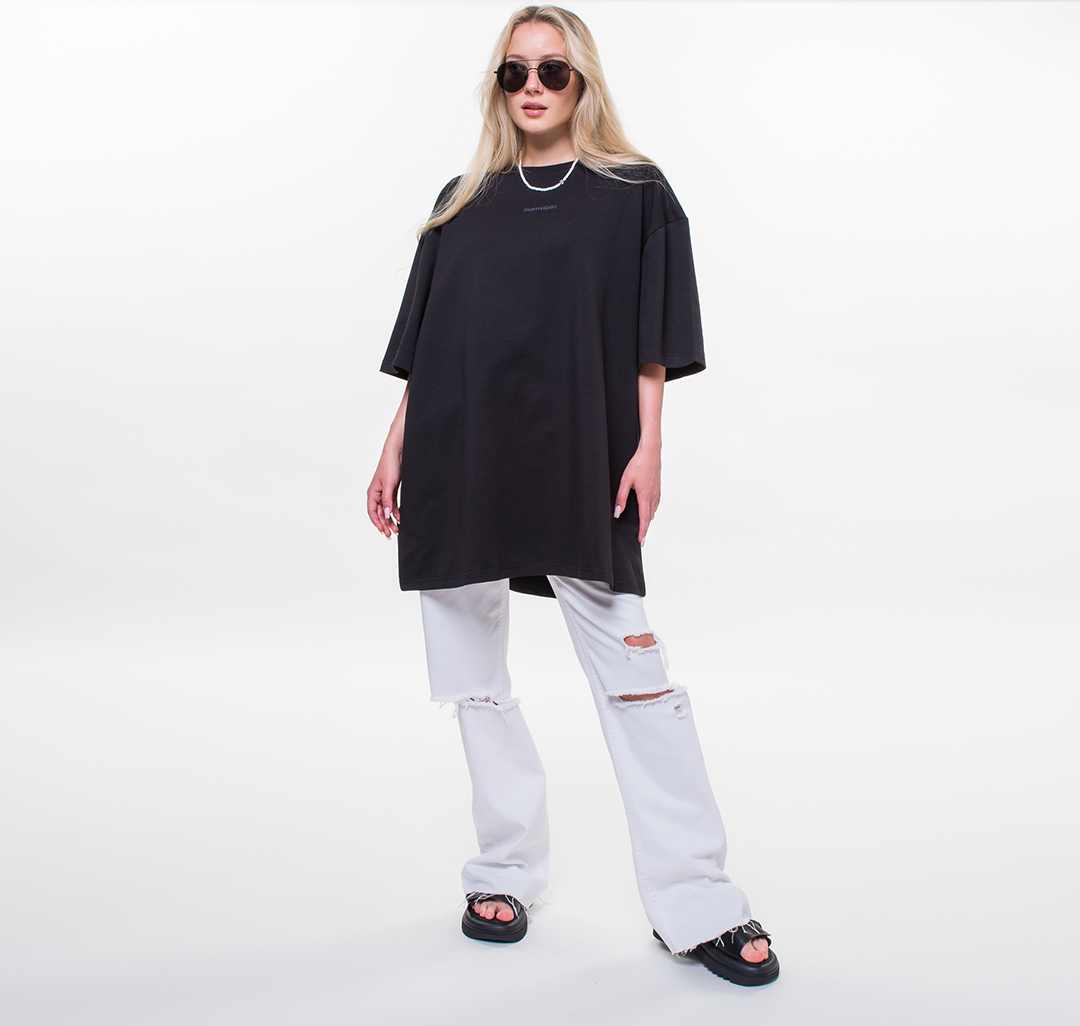 Платье-футболка Мармалато, цвет Черный #3