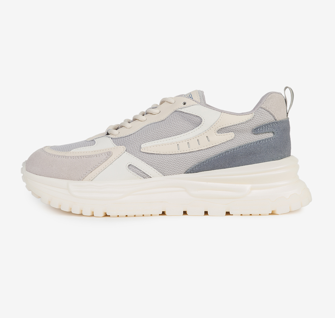 Кроссовки Мармалато, цвет Бежевый-голубой-серый #1