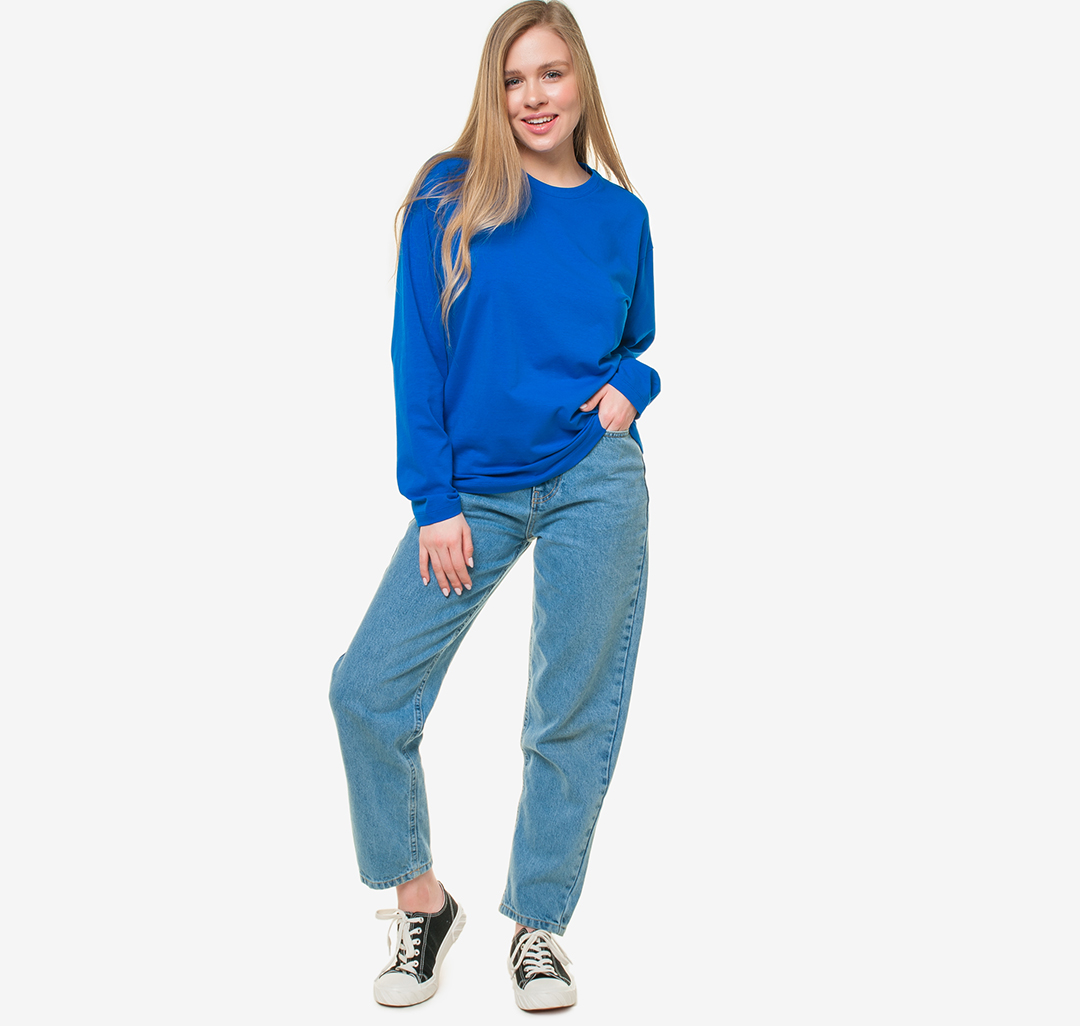 Лонгслив Мармалато, цвет Синий #4