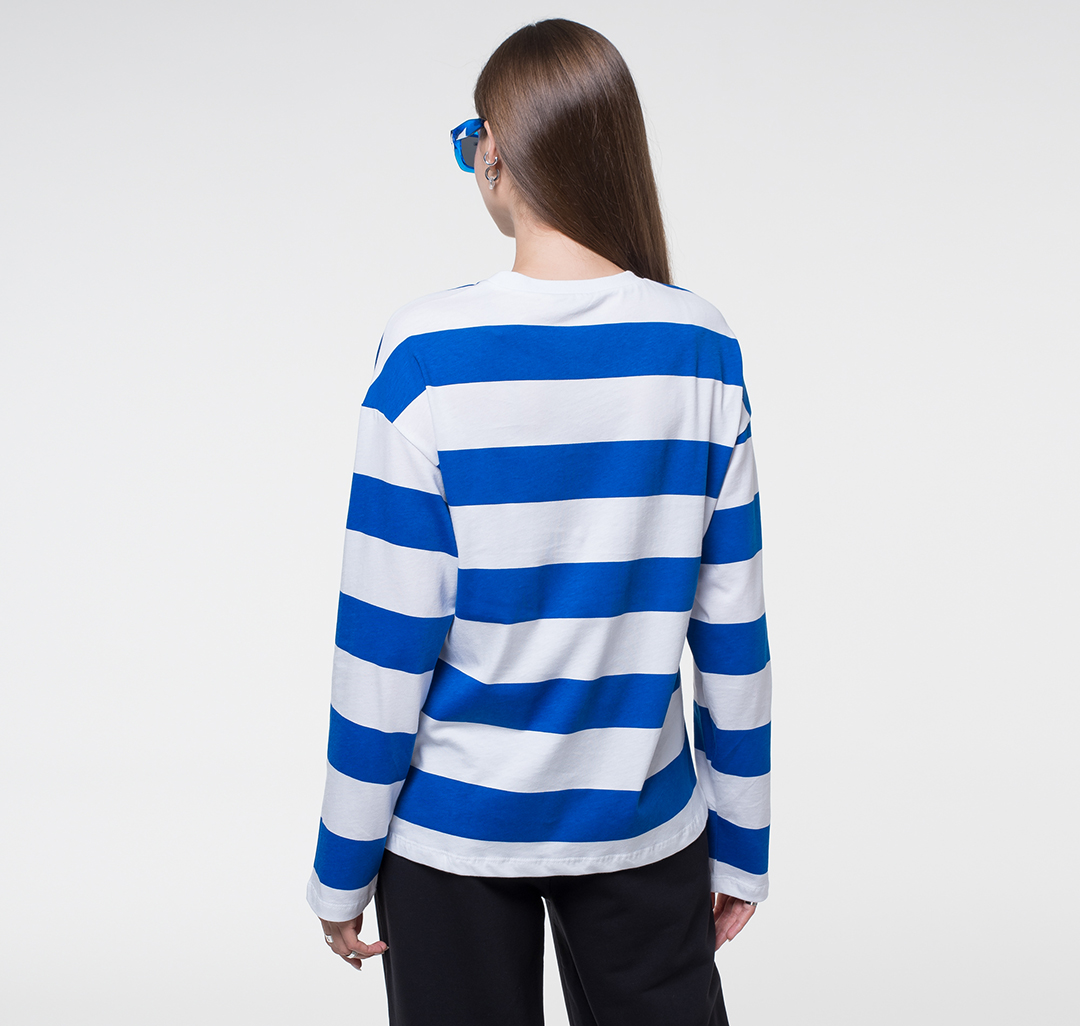 Лонгслив Мармалато, цвет Синий-белый #5