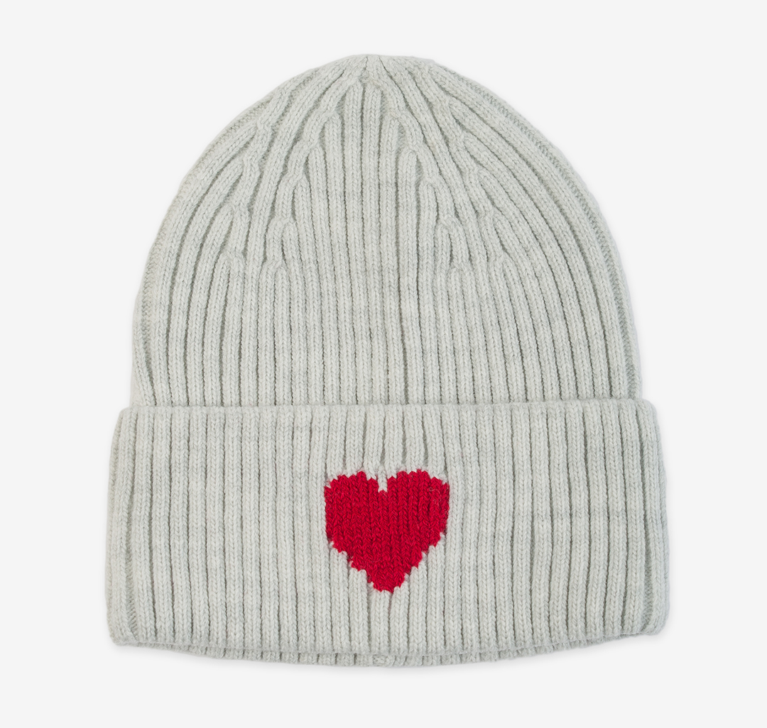 Шапка Мармалато, цвет Серый-красный #3