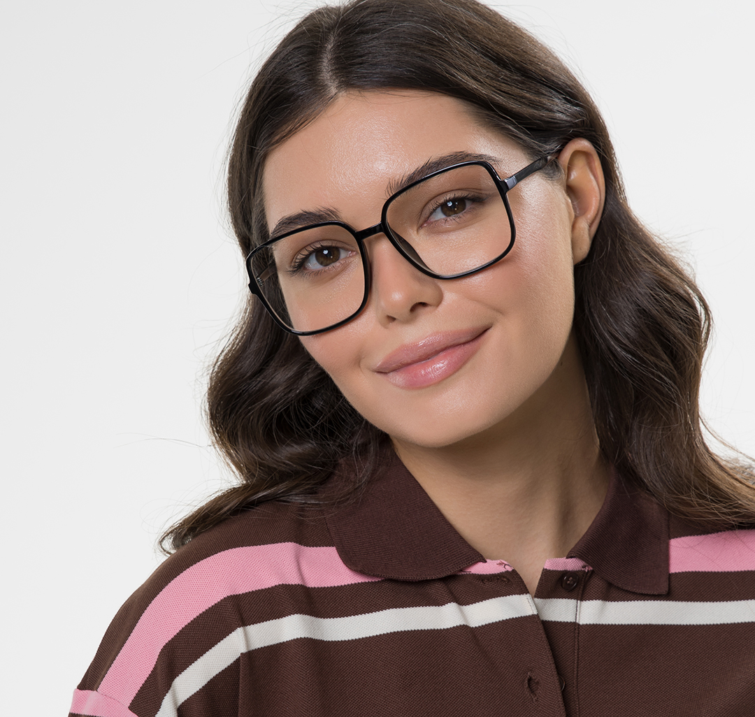 Очки с чехлом Мармалато, цвет Черный-прозрачный #1