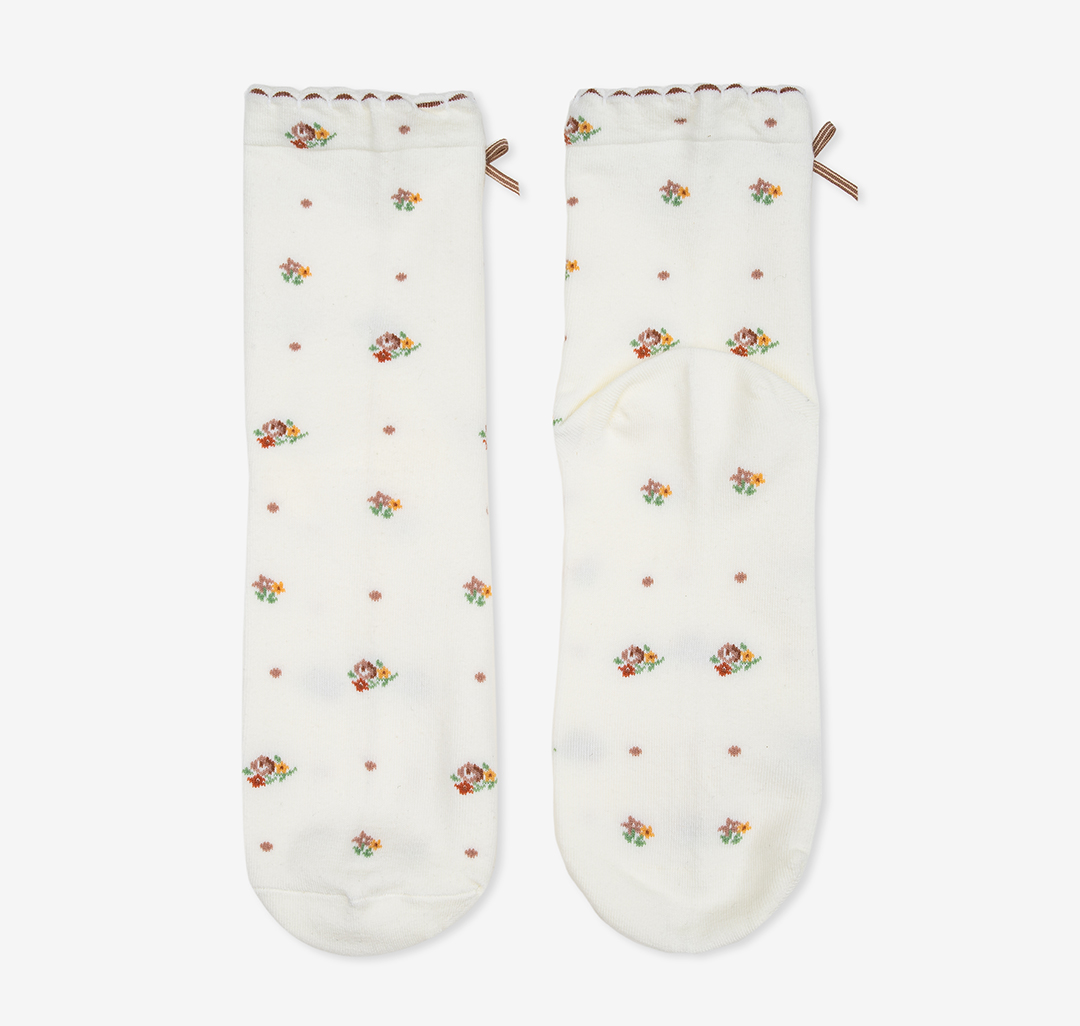 Носки (1 пара) Мармалато, цвет Молочный-бежевый-мультиколор #4