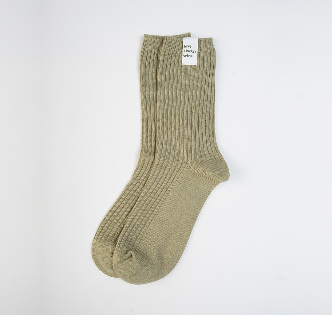 Носки (1 пара) Мармалато, цвет Хаки-молочный #1