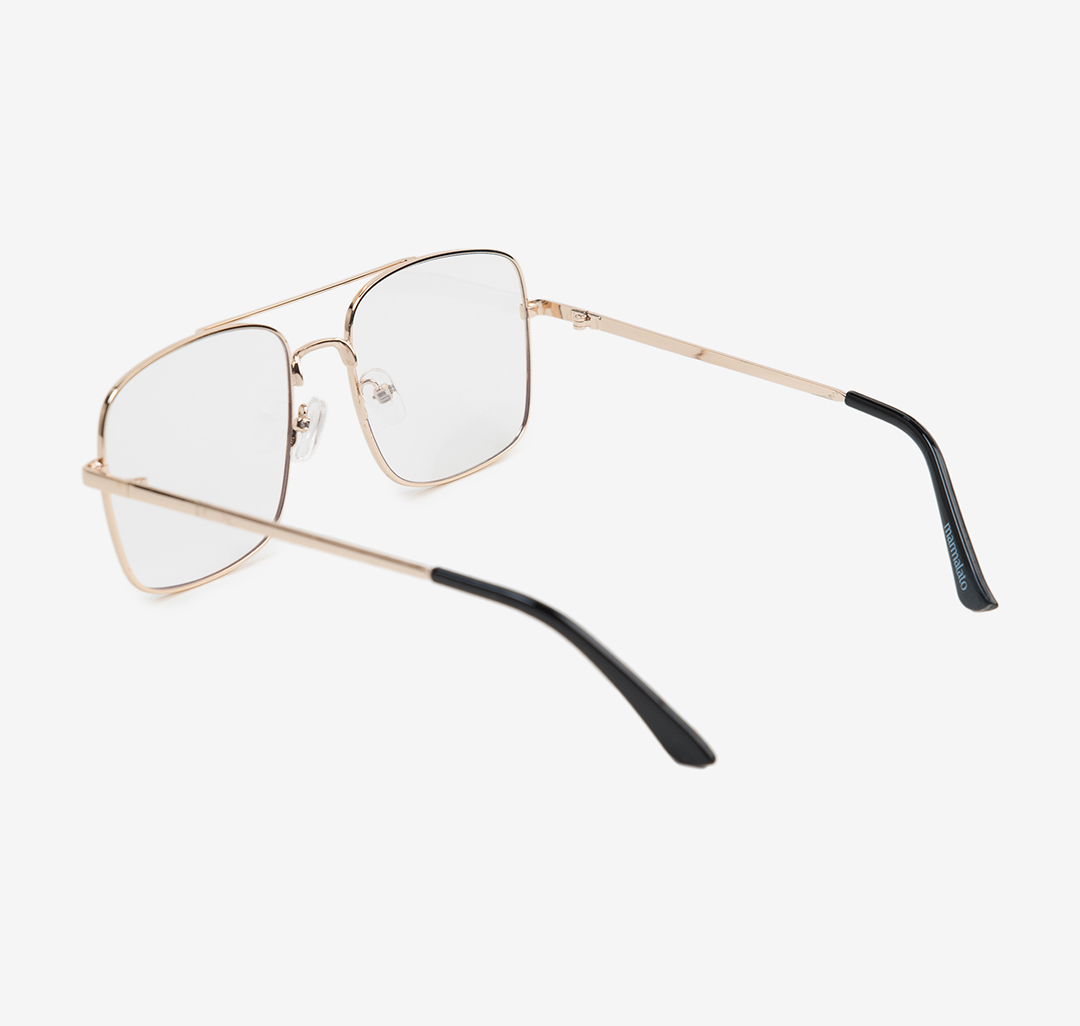 Очки с чехлом Мармалато, цвет Золото-прозрачный #5