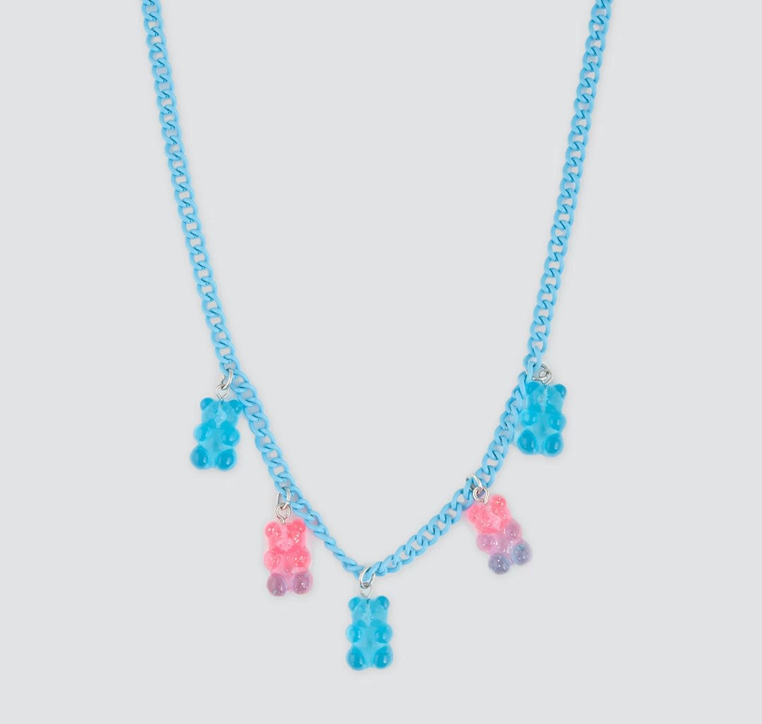 Колье Мармалато, цвет Мятный-розовый #1