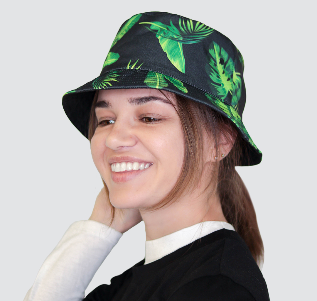 Панама Мармалато, цвет Черный-зеленый #1