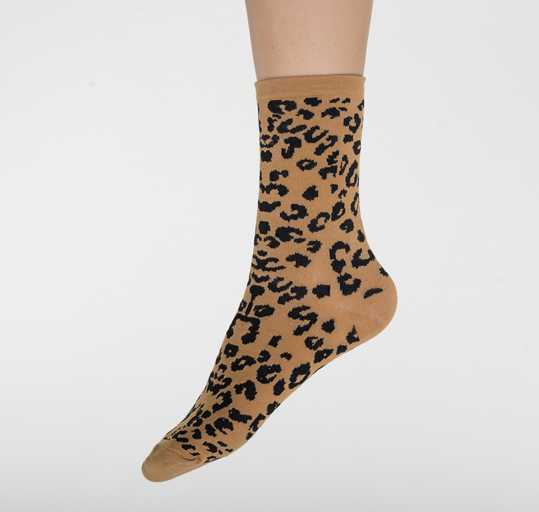 Носки (2 пары) Мармалато, цвет Черный-леопардовый #2