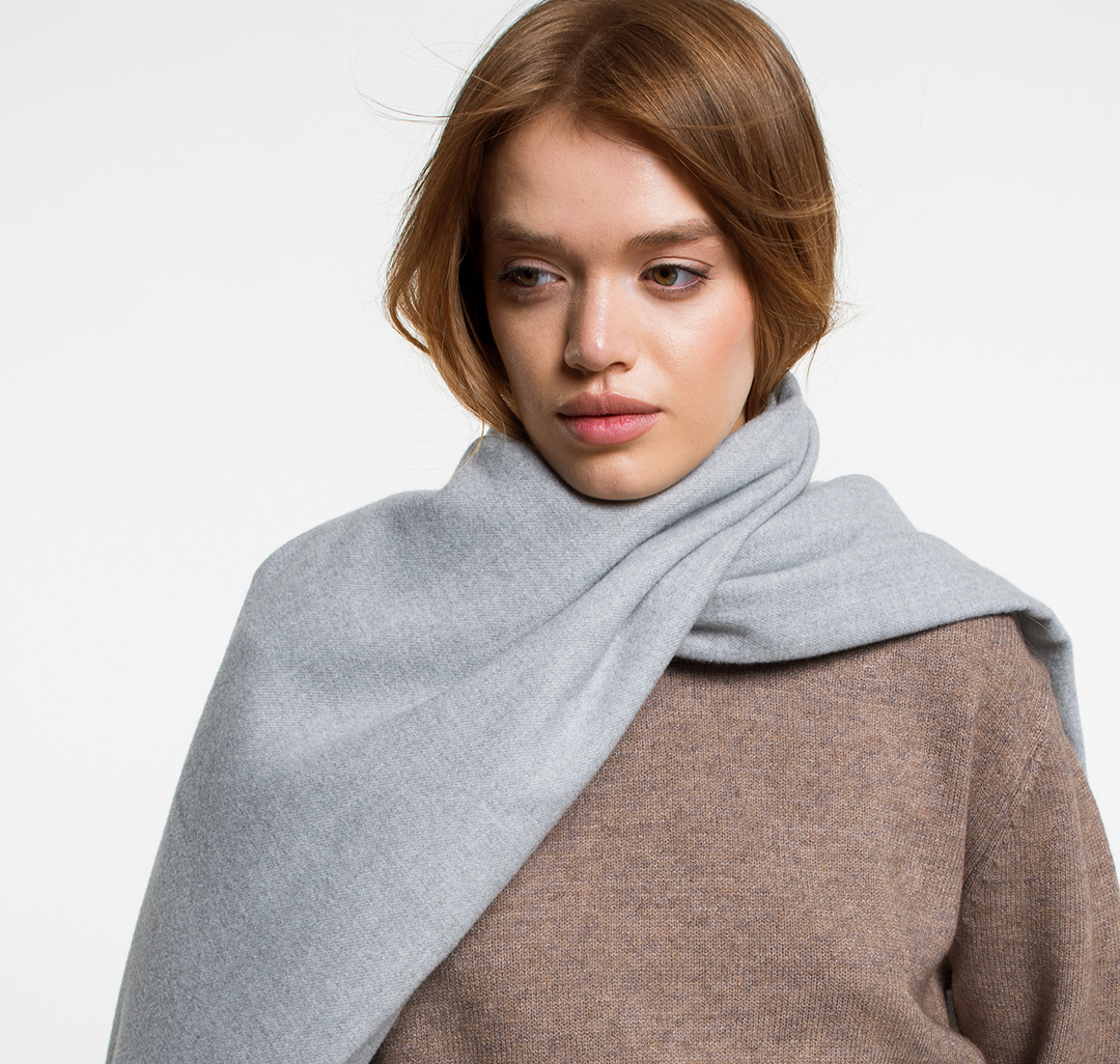 Палантин Мармалато, цвет Серый #4