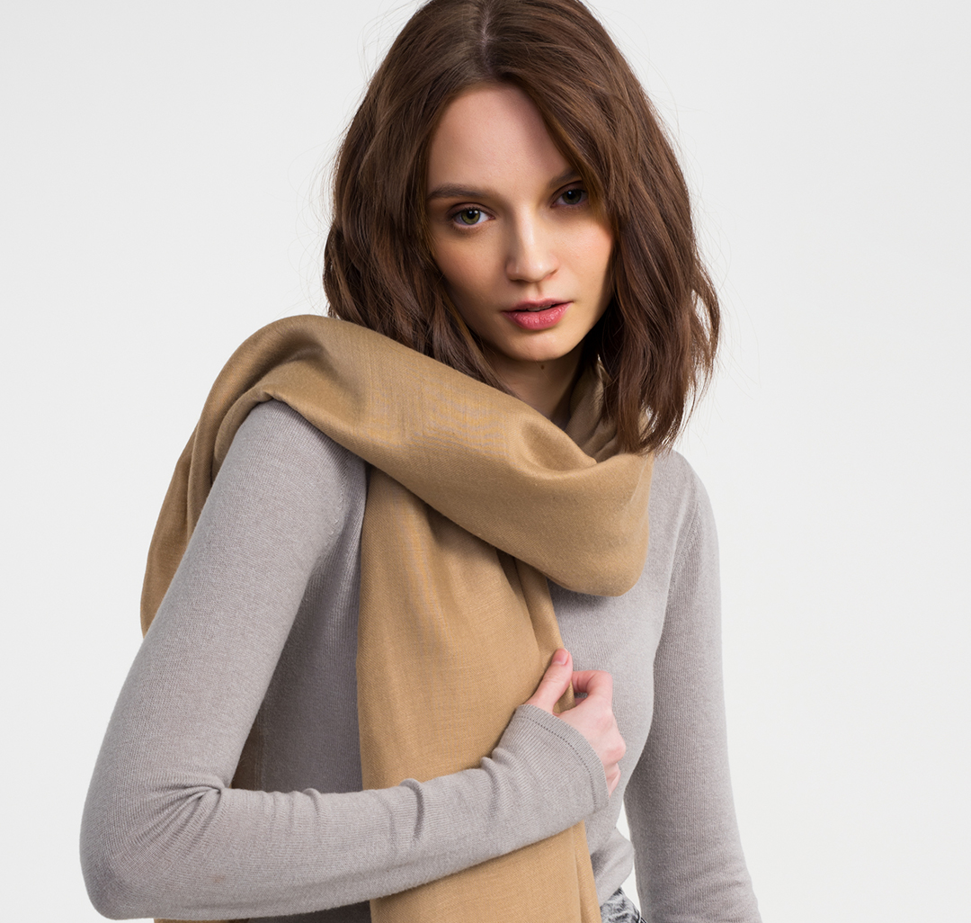 Палантин Мармалато, цвет Бежевый #3