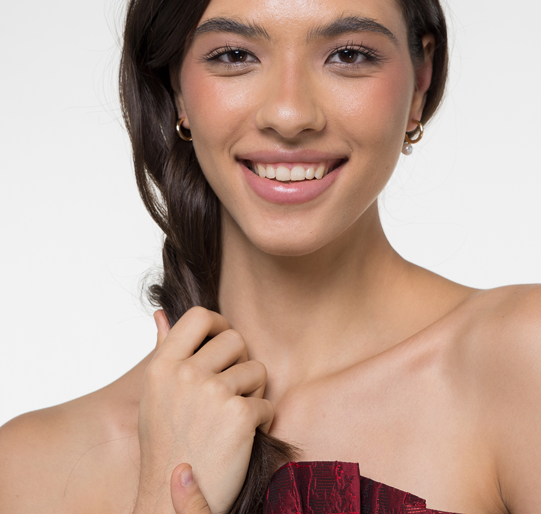 Набор серег (3 пары) Мармалато, цвет Золото-жемчуг #3