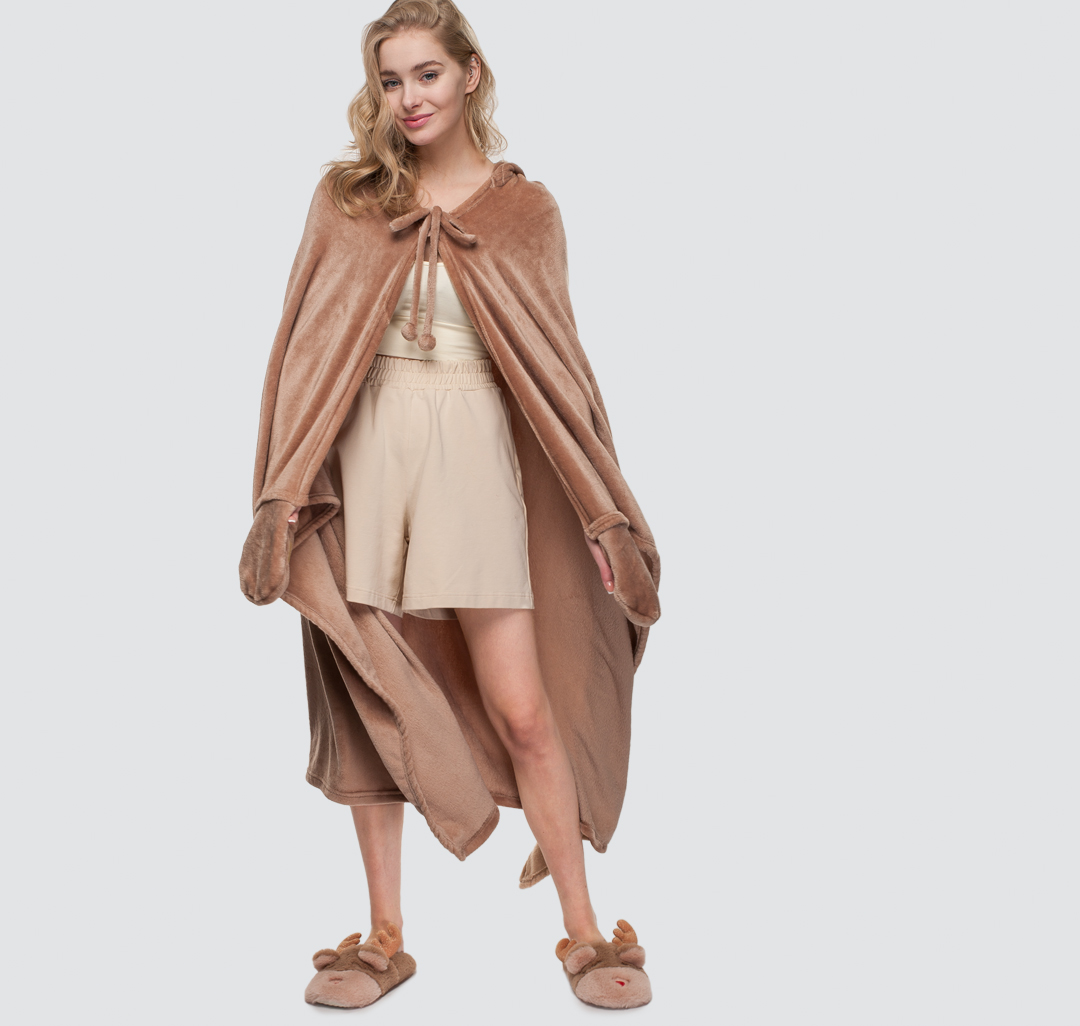 Плед Мармалато, цвет Коричневый-мультиколор #1