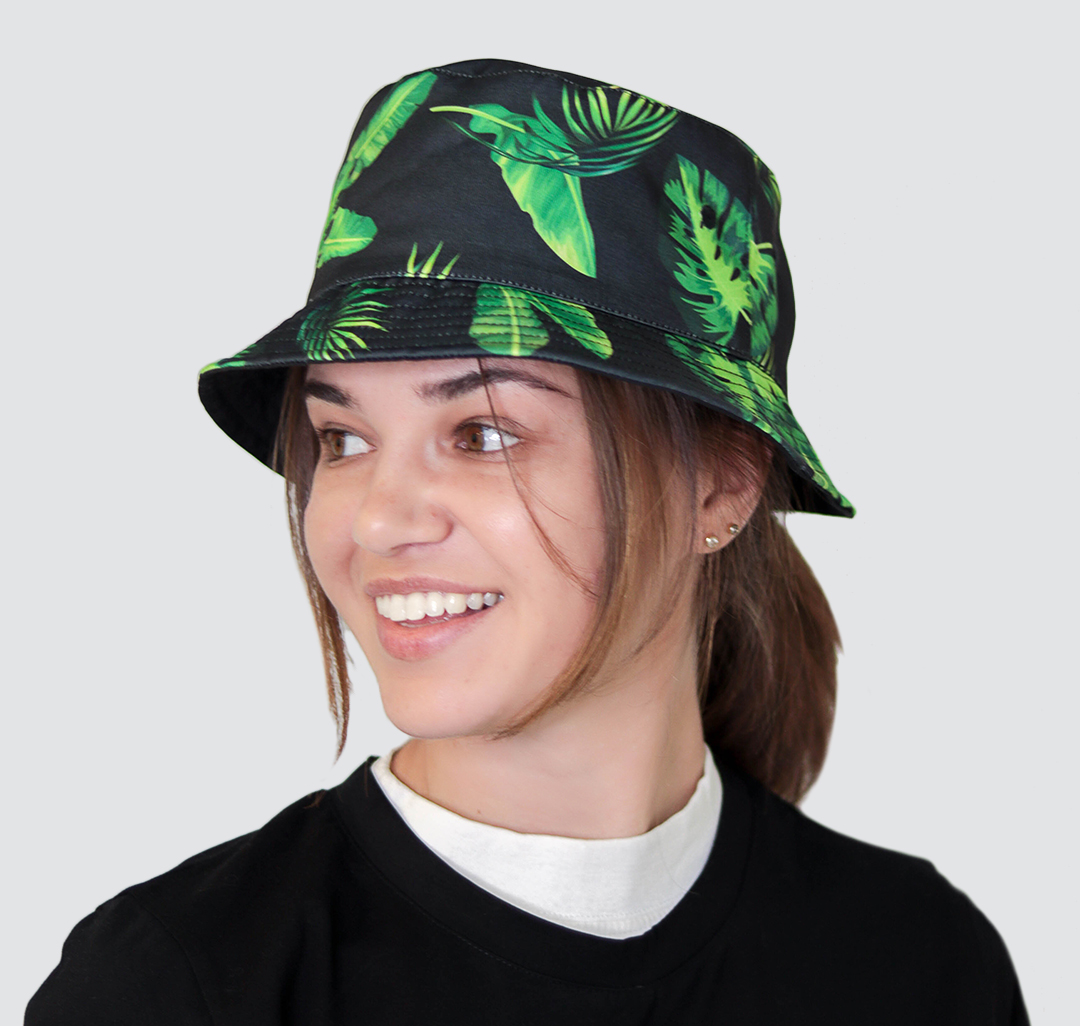 Панама Мармалато, цвет Черный-зеленый #7