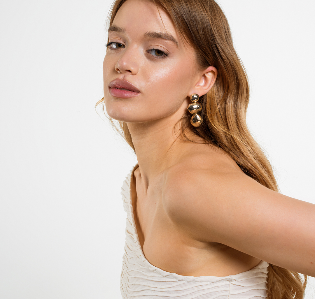 Серьги Мармалато, цвет Золото #3