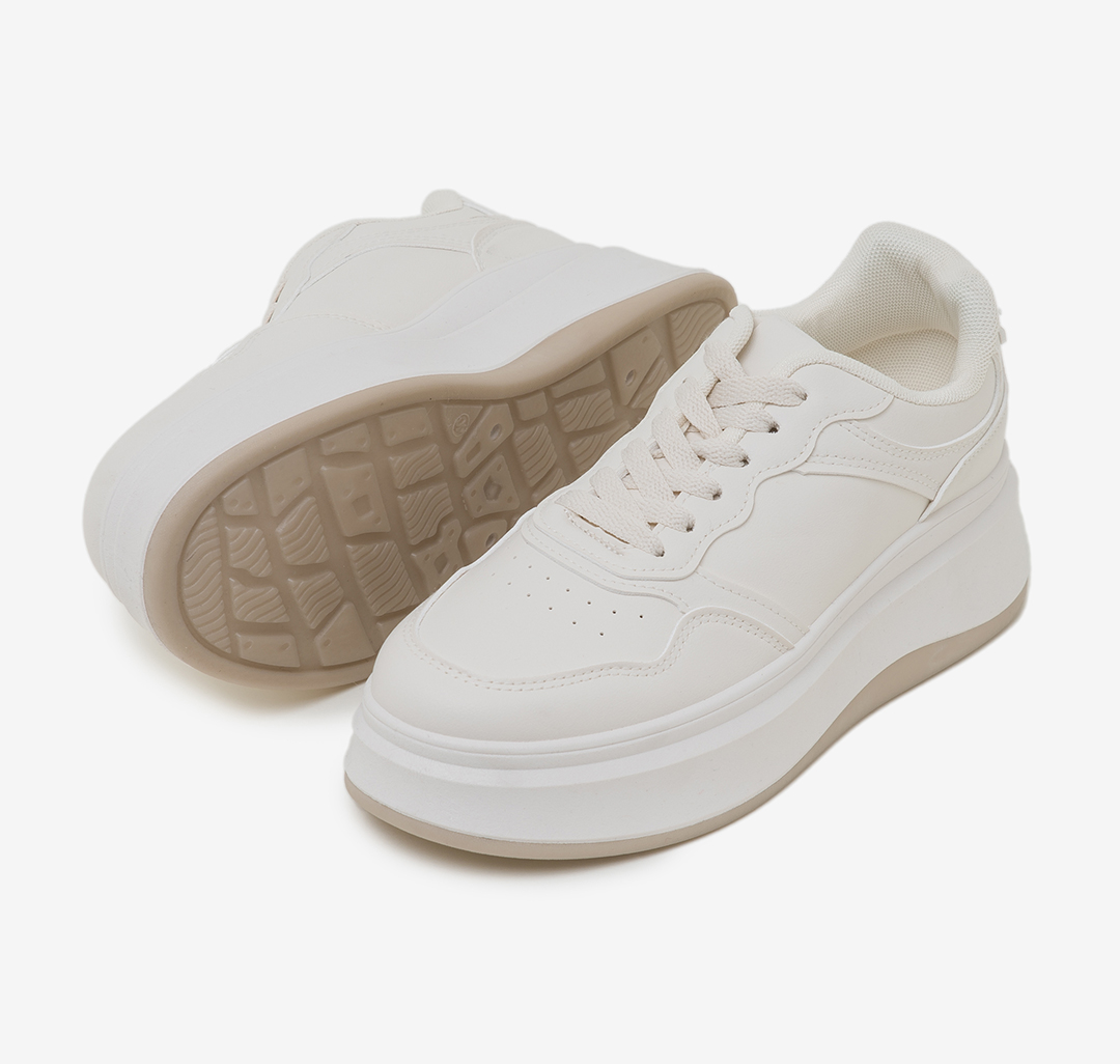 Кеды Мармалато, цвет Бежевый-белый #3