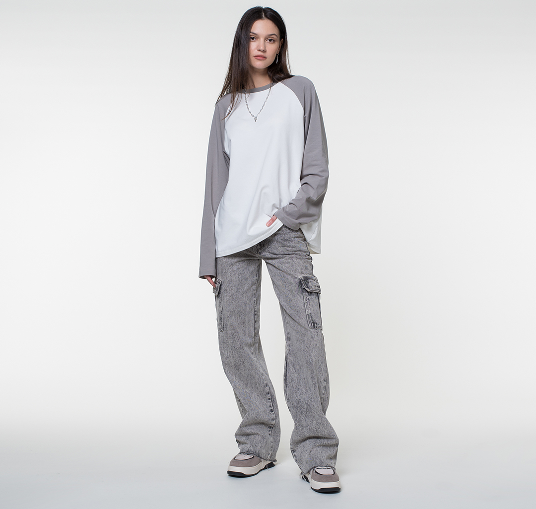 Лонгслив Мармалато, цвет Молочный-серый #2