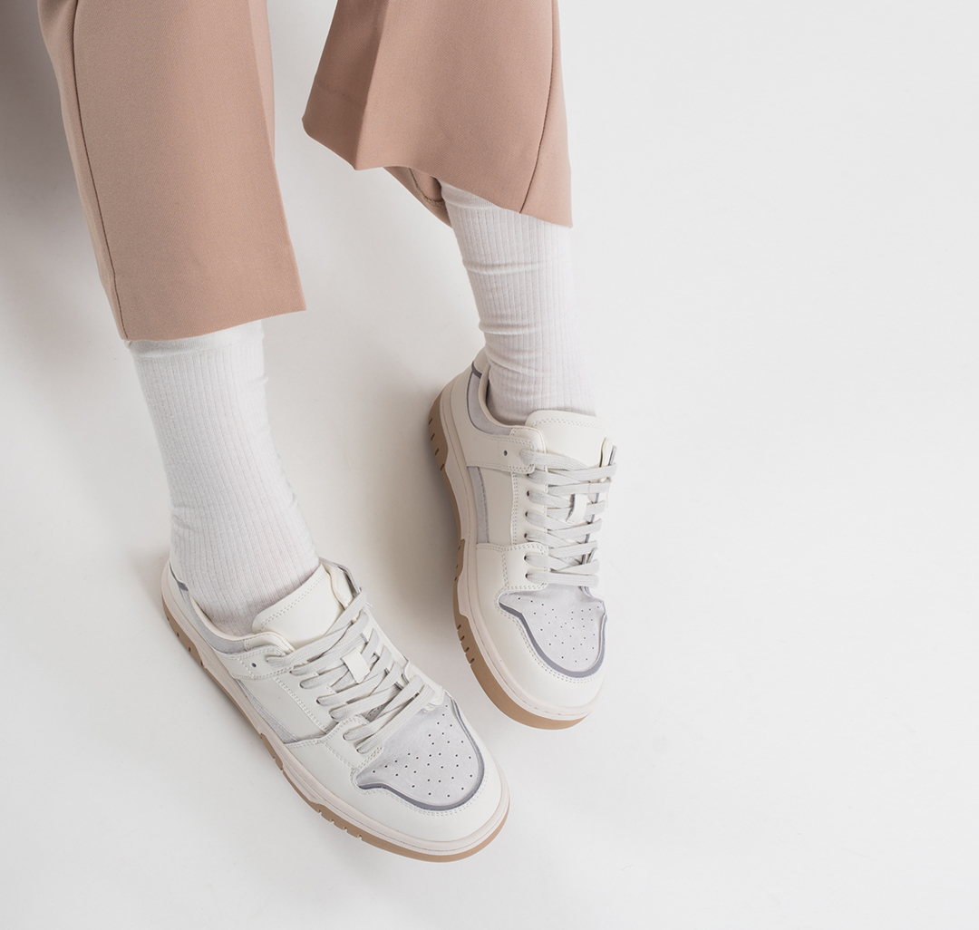 Кеды Мармалато, цвет Молочный-серый #8