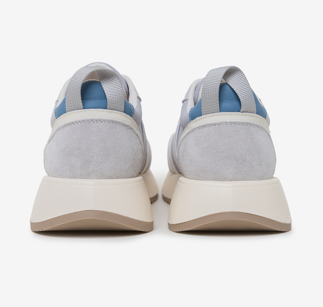 Кроссовки Мармалато, цвет Серый-голубой-молочный #6