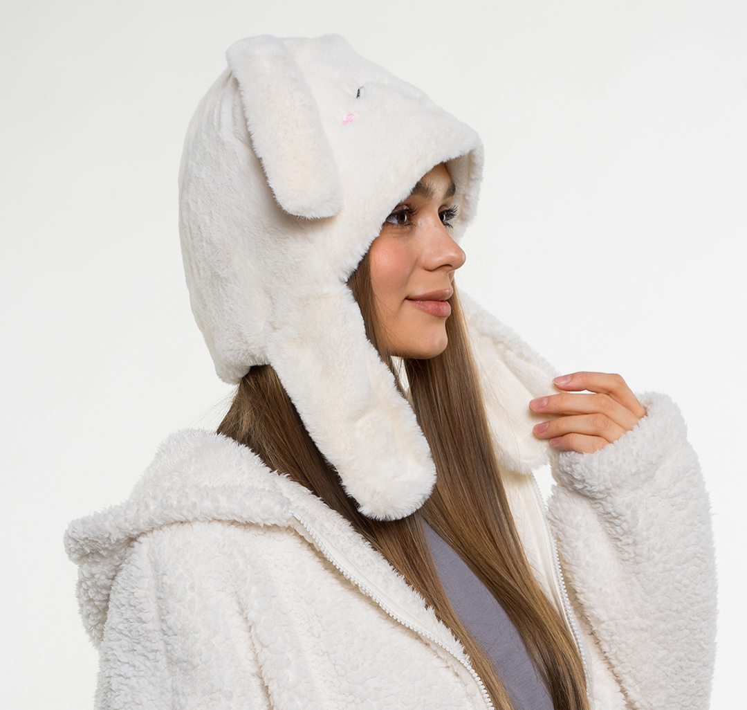 Шапка Мармалато, цвет Белый-розовый-черный #5