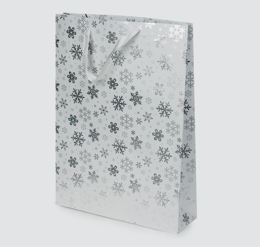 Подарочный пакет Мармалато, цвет Белый-серебро #1