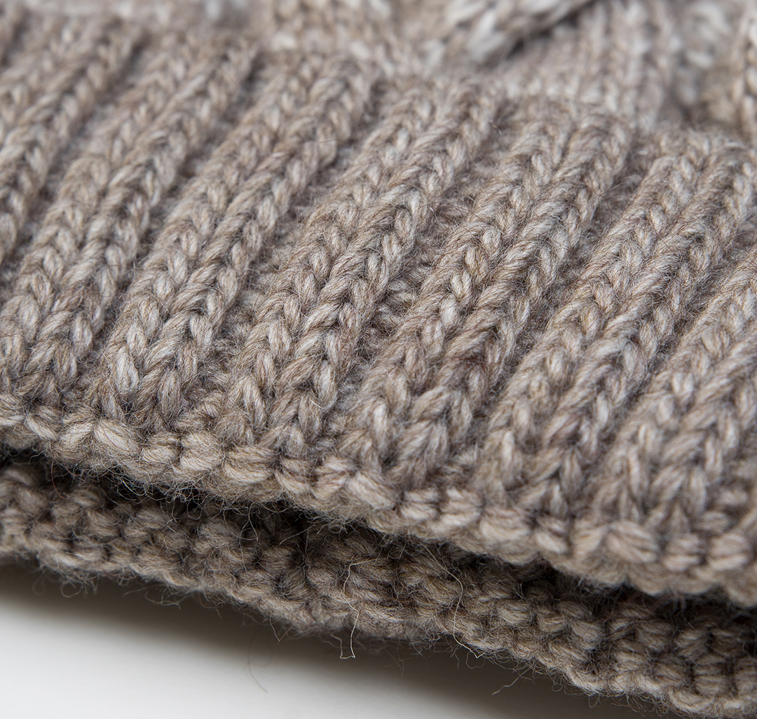 Шапка Мармалато, цвет Коричневый-бежевый-меланж #6