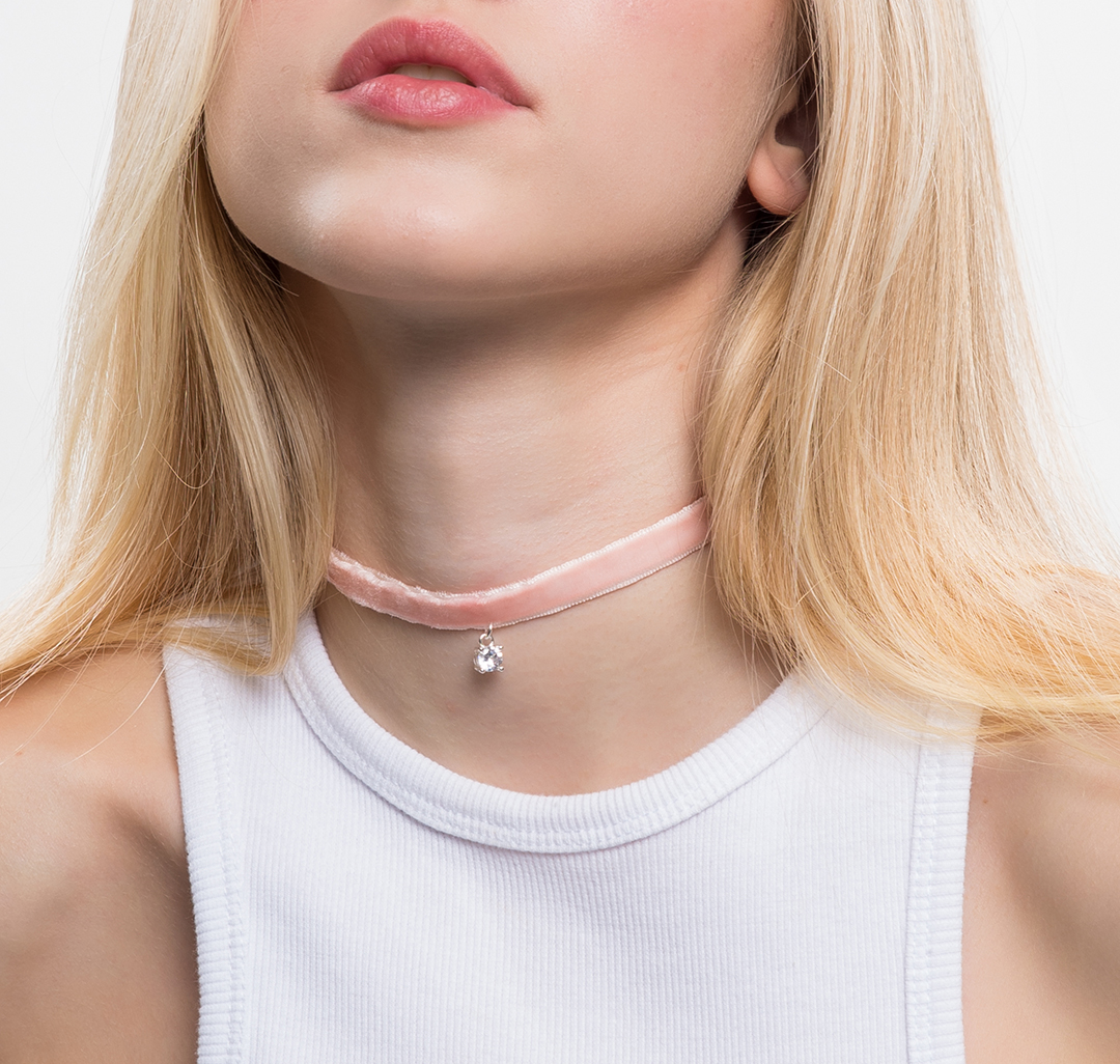 Чокер Мармалато, цвет Черный-прозрачный-серебро #3