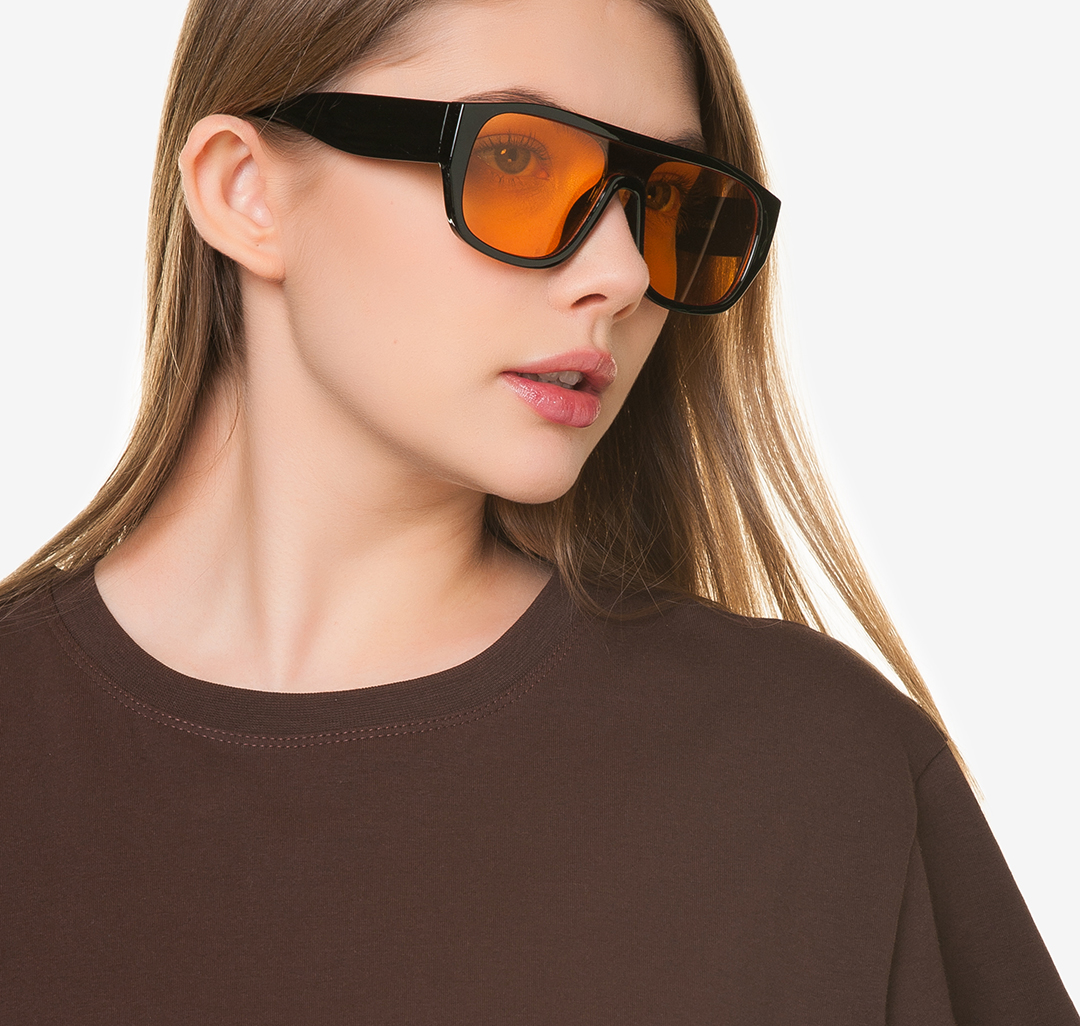 Очки Мармалато, цвет Черный-оранжевый #1