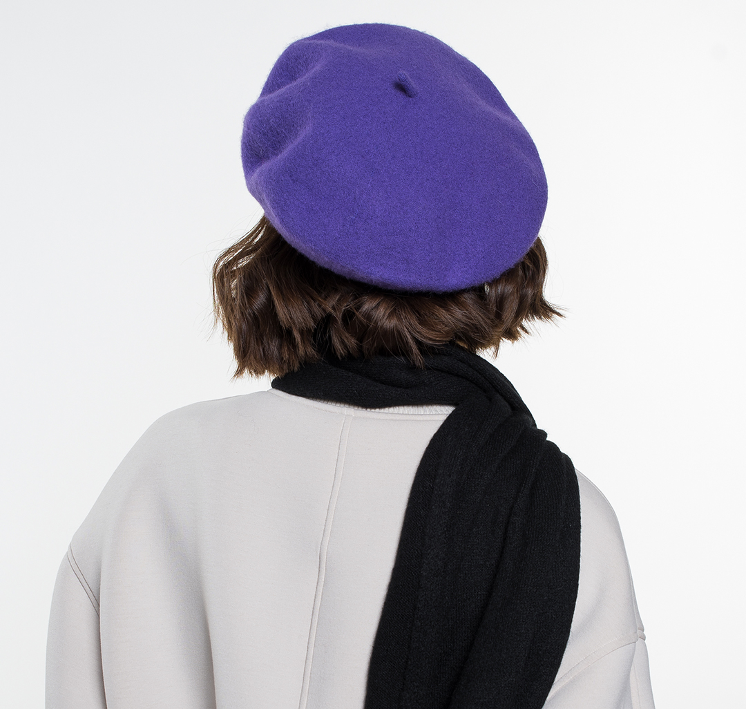 Берет Мармалато, цвет Фиолетовый #3