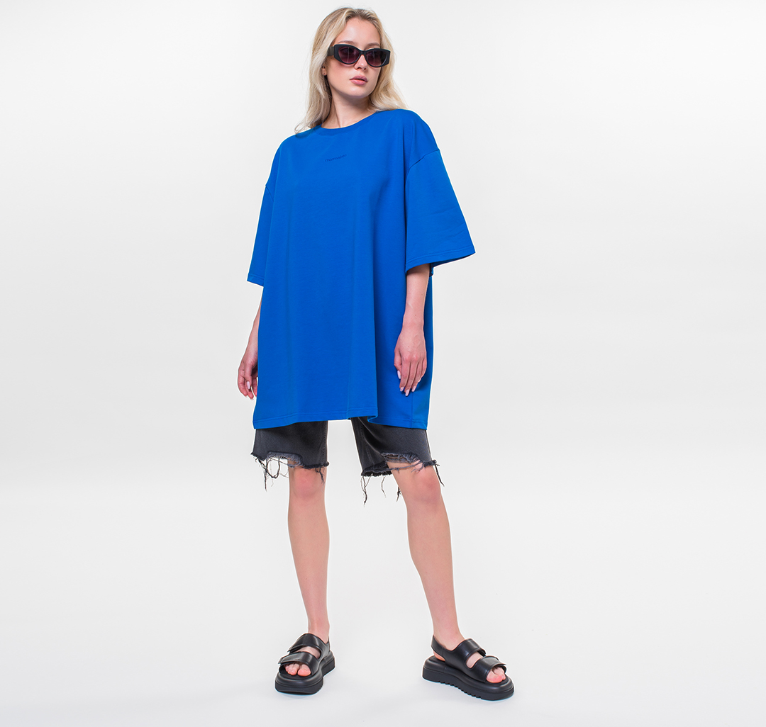 Платье-футболка Мармалато, цвет Синий #3