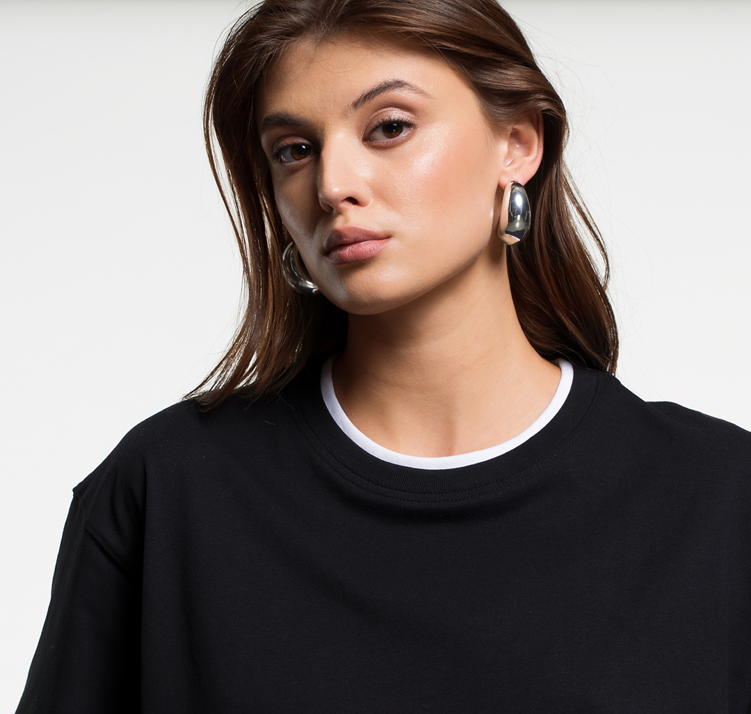 Серьги Мармалато, цвет Белое серебро #3